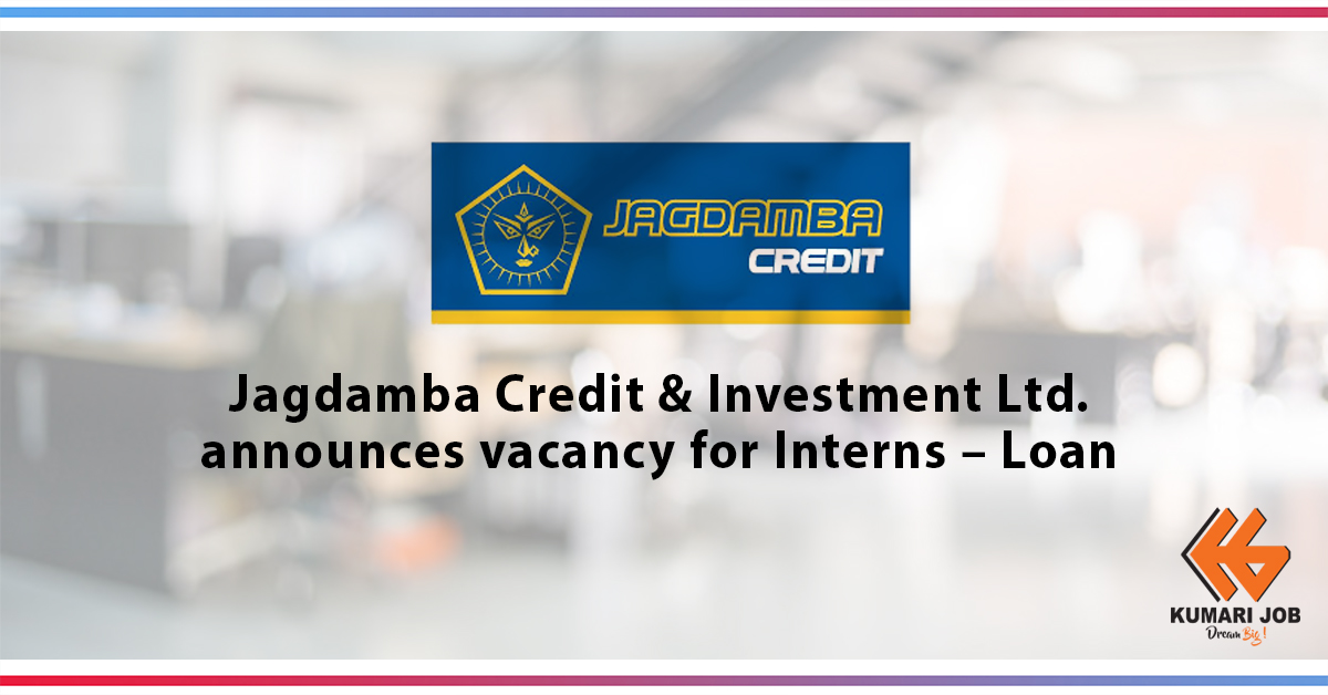 Jagdamba Credit & Investment Ltd.